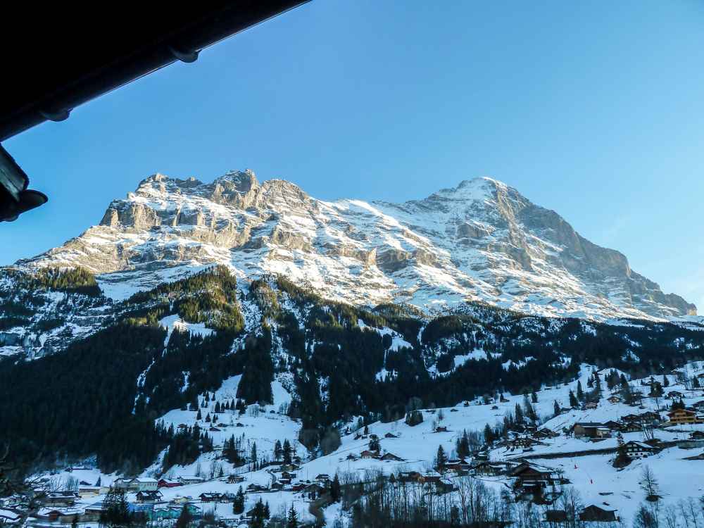 Der Eiger im Winter